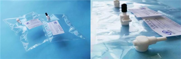 Teflon® FEP gas sampling bag with PTFE valve & septum port syringe sampling FEV31_1L (air sample bags)