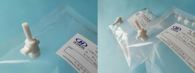 Fluode gas sampling bag  with PTFE  valve and septum valve (FLU31_1L) air sample bags
