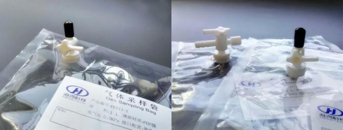 Polyester gas sampling bag with PP valve with silicone septum (odor bags/Stench bag) POL21S_5L