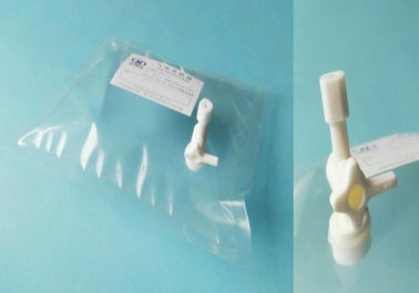 China HEDE Kynar PVDF gas sampling bag with stopcock combination valve with silicone septum  KYN11_2L (air sample bag) supplier