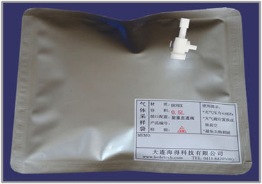 China DEVEX gas sampling bags with PTFE straight valve with silicone septum for syringe sampling DEV31_0.5L  air sample bag supplier