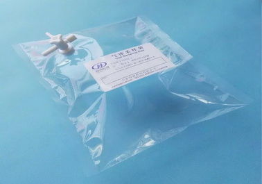 China ®FEP gas sampling bag with side-opening stopcock  valve with silicone septum  port 1/4'' 6.35m  FEP21_1L supplier