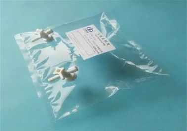 China ®FEP gas sampling bag with PC side-opening stopcock  dual-valve with silicone septum FEV22_0.5L (air sample bags) supplier