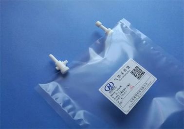 China Tedlar® PVF Gas Sampling Bags with PTFE On/Off  valve+PTFE fitting TDL3-5C_8L  Dupont Tedlar air sample bag supplier