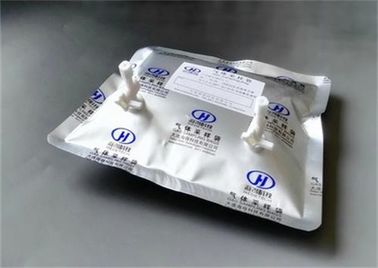 China Aluminium multi-layer foil composite film gas sampling bag with stopcock dual-valve with silicone septum syringe samplig supplier