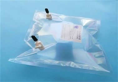 China Tedlar® PVF Gas Sampling Bags with 2 PTFE valves (septum port) TDL32_1L (air sample bag) Dupont gas bag  Brand: HedeTech supplier