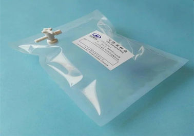 China Fluode Gas Sampling Bag with stopcock side-opening valve with silicone septum  port 1/4'' 6.35m FLD21_0.5L supplier