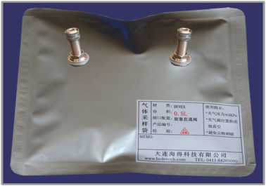 China DEVEX air/gas sampling bags with metal dual-fitting with silicone septum for syringe sampling DEV62_0.5L supplier