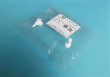 China Kynar PVDF gas sampling bag with side-opening PTFE septum port syringe sampling+PTFE fitting KYN4Z_0.3L (air sample bag) supplier
