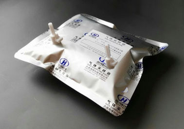 China Al-foil multi-layer film gas sampling bag with PTFE dual-valve with silicone septum for syringe sampling MBT72_1L supplier