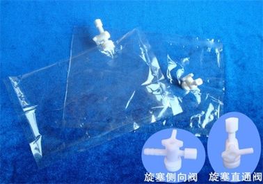 China EVOH gas sampling bag with PC stopcock  valve with silicone septum EVO11/21_10L (air sample bag) supplier