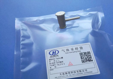 China Dupont Tedlar® PVF Gas Sampling Bag with PP valve silicone septum  PP  valve features 3/16'' OD (4.76mm/ 7mm)  TDL71_8L supplier