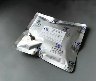 China Aluminium Multi-layer foil membrane gas sampling bags with ON/OFF metal fitting with 7mm diameter with 1L supplier