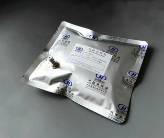 China Aluminium Multi-layer foil membrane gas sampling bags with ON/OFF metal fitting with 7mm diameter  5L supplier