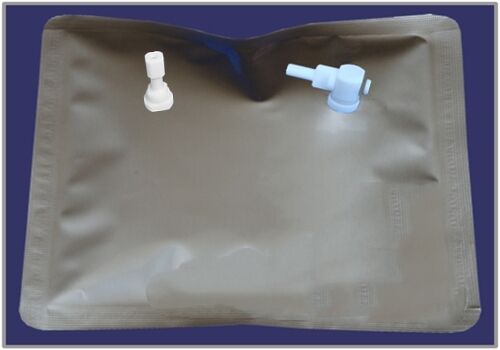 China Aluminium foil multi-layer film gas sampling bag with side-opening PTFE On/Off valve+PTFE fitting   DEV4-5_0.3L supplier