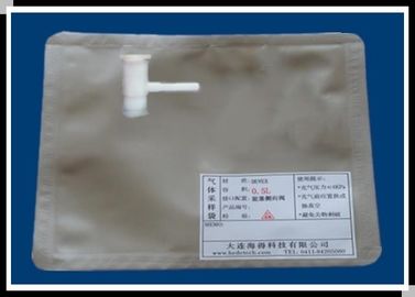 China MFR DEVEX air/gas sampling bags with PP polypropylene screw cap combo valve with replaceable silicone septum 4L supplier