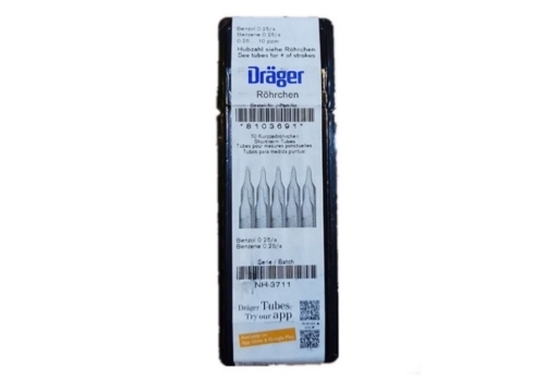 Drager Benzene (C6H6) Gas Detector Tubes  TOXIC GAS benzene 8103691(0.25/a) supplier