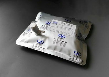 Devex Multi-layer foil composite film gas sampling bag with combination ABS valve with side connnector 1L air sample