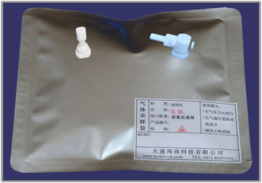 DEVEX (multi-layer) gas sampling bags with side-opening PTFE On/Off valve+PTFE fitting DEV83_5L  air sample bag